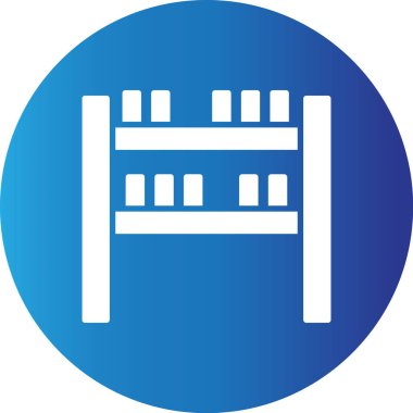 Web kullanımı için Kitap Rafları Basit Vektör Simgesi