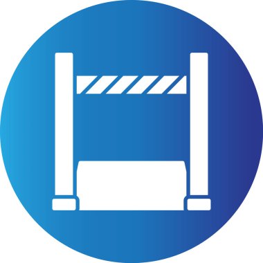 Web kullanımı için Yüksek Atlama Basit Vektör Simgesi