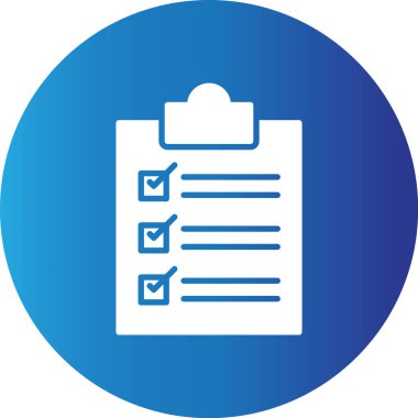 Web kullanımı için Kontrol Listesi Basit Vektör Simgesi