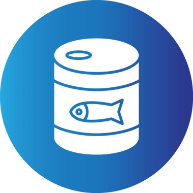 Web kullanımı için Konserve Gıda Basit Vektör Simgesi