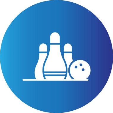 Web Kullanımı için Bowling Basit Vektör Simgesi