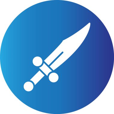 Web kullanımı için basit vektör simgesi hançeri