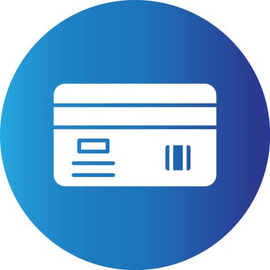 Web kullanımı için Kredi Kartı Basit Vektör Simgesi