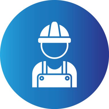 Web kullanımı için İşçi Basit Vektör Simgesi