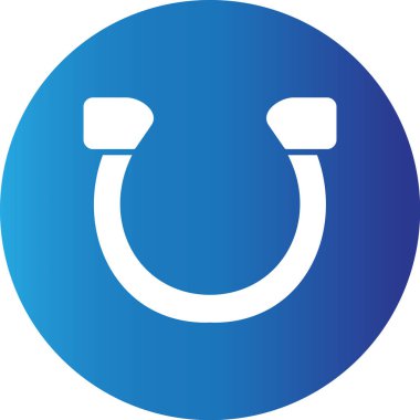 Web Kullanımı için At Nalı Basit Vektör Simgesi