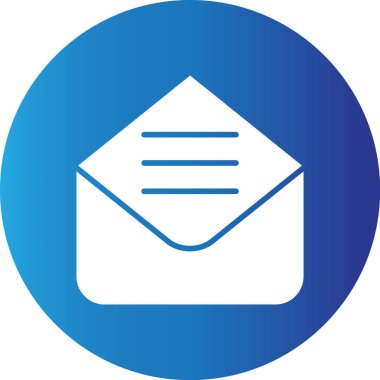 Web kullanımı için Zarf Basit Vektör Simgesi