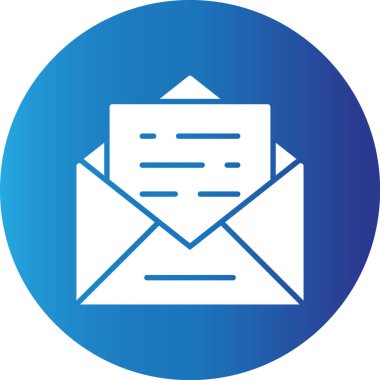 Web Kullanımı için E- posta Basit Vektör Simgesi