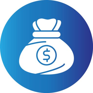 Web kullanımı için Para Çantası Basit Vektör Simgesi