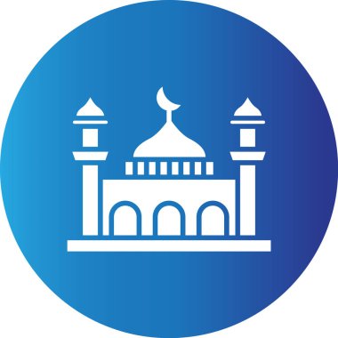 Web Kullanımı için Cami Basit Vektör Simgesi