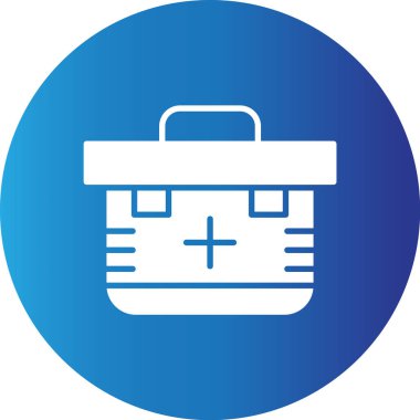 Web kullanımı için İlk Yardım Çantası Basit Vektör Simgesi