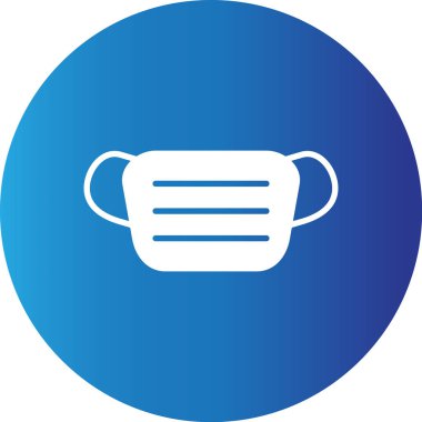 Web kullanımı için Yüz Maskesi Basit Vektör Simgesi