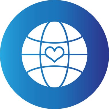 Web kullanımı için Küresel Basit Vektör Simgesi