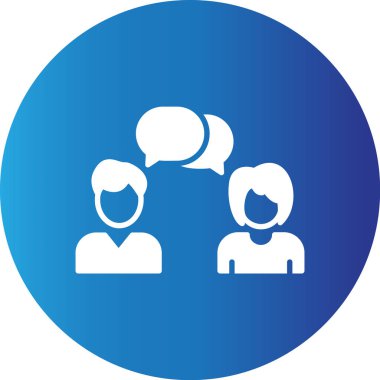 Web kullanımı için Konuşma Basit Vektör Simgesi