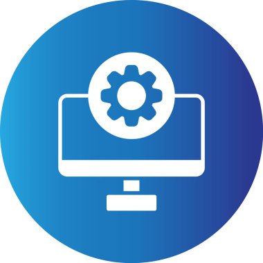 Web kullanımı için Lcd Basit Vektör Simgesi Ayarları