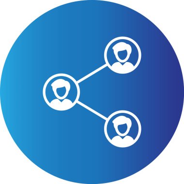 Web kullanımı için Basit Vektör Simgesi Paylaşımı