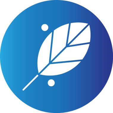 Web kullanımı için Yaprak Basit Vektör Simgesi