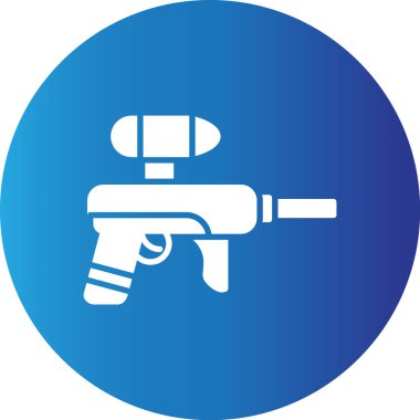Web kullanımı için Paintball Basit Vektör Simgesi