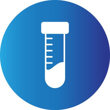 Web kullanımı için Test Tüpleri Basit Vektör Simgesi