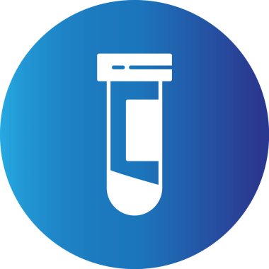 Web kullanımı için Test Tüpü Basit Vektör Simgesi