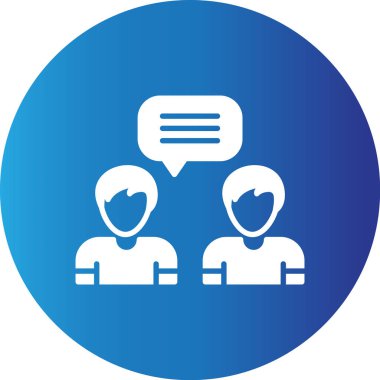 Web kullanımı için Konuşma Basit Vektör Simgesi