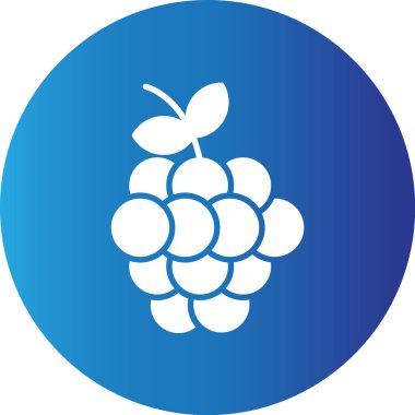 Web kullanımı için Basit Üzüm Vektörü Simgesi