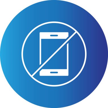 Web Kullanımı için Telefon Basit Vektör Simgesi Yok