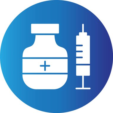 Web kullanımı için Aşı Basit Vektör Simgesi