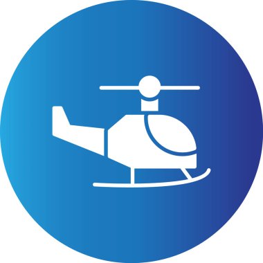 Web kullanımı için Helikopter Basit Vektör Simgesi
