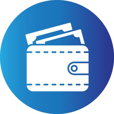 Web kullanımı için Cüzdan Basit Vektör Simgesi