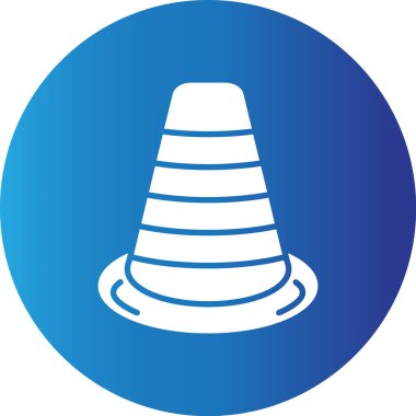 Web kullanımı için Trafik Konisi Basit Vektör Simgesi