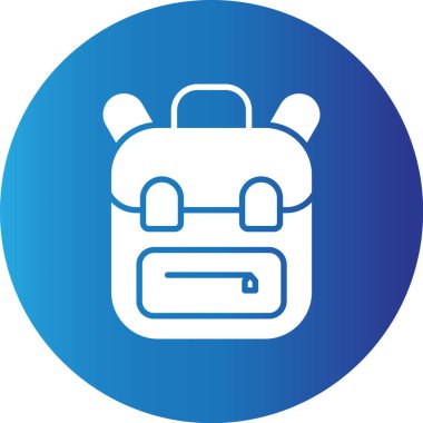 Web kullanımı için Sırt Çantası Basit Vektör Simgesi