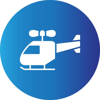 Web kullanımı için Helikopter Basit Vektör Simgesi