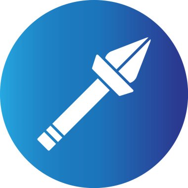 Web Kullanımı için Mızrak Basit Vektör Simgesi
