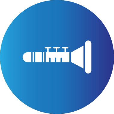 Web kullanımı için Klarnet Basit Vektör Simgesi