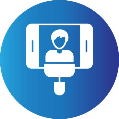 Web Kullanımı için Selfie Basit Vektör Simgesi