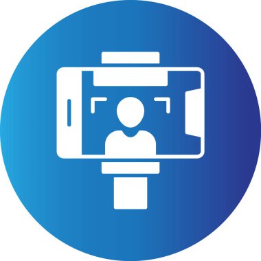 Web Kullanımı için Selfie Basit Vektör Simgesi