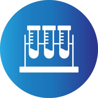 Web kullanımı için Test Tüpü Basit Vektör Simgesi