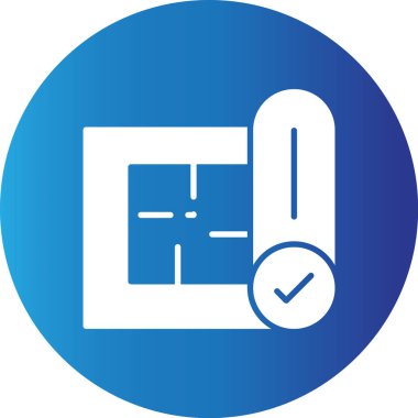 Web kullanımı için Basit Vektör Simgesi Planı