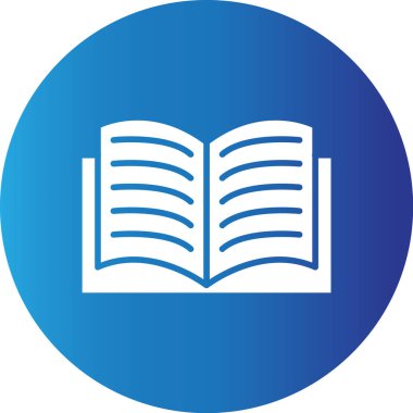 Web kullanımı için Basit Kitap Vektör Simgesi Aç
