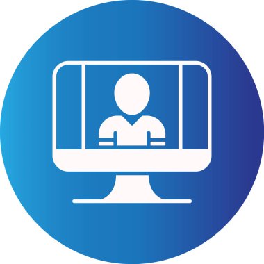 Web kullanımı için Kullanıcı Adı Basit Vektör Simgesi