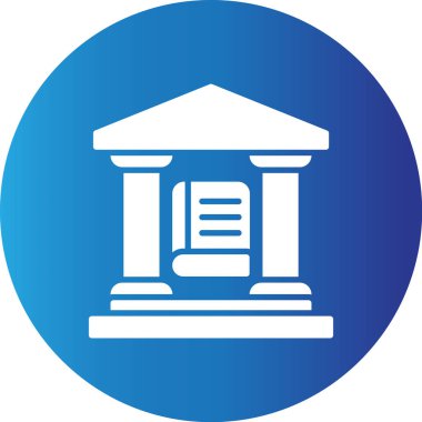 Web Kullanımı için Kütüphane Basit Vektör Simgesi