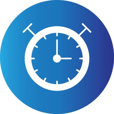 Web Kullanımı için Basit Saat Vektör Simgesi