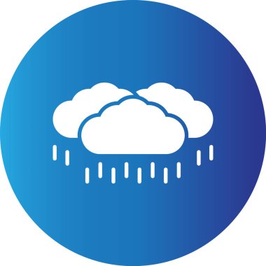 Web kullanımı için Yağmur Basit Vektör Simgesi