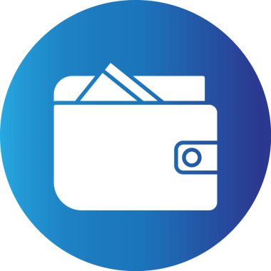 Web kullanımı için Cüzdan Basit Vektör Simgesi