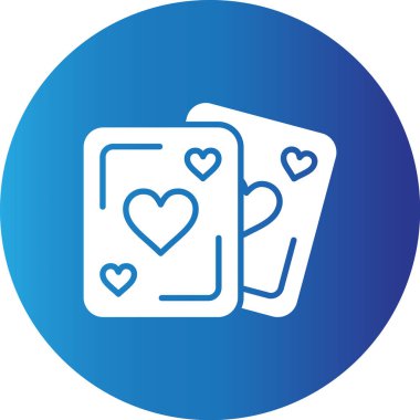 Web kullanımı için Poker Basit Vektör Simgesi