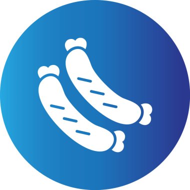 Web Kullanımı için Sausage Basit Vektör Simgesi