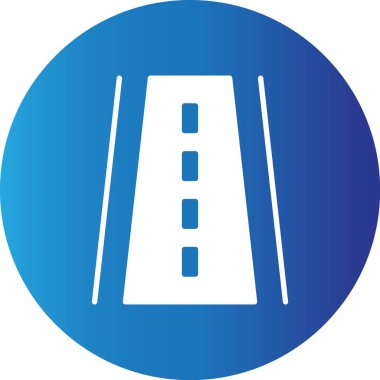 Web kullanımı için Runway Basit Vektör Simgesi