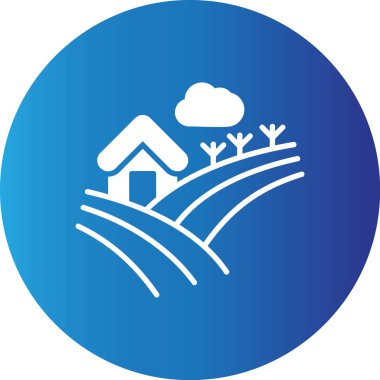 Web Kullanımı için Alan Basit Vektör Simgesi