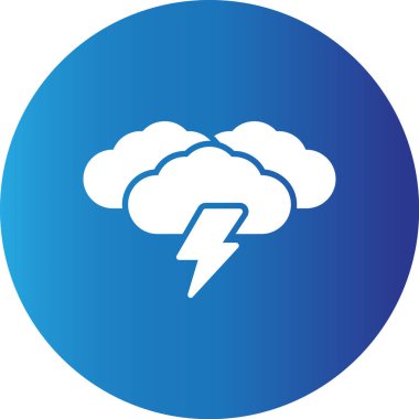 Web kullanımı için Storm Basit Vektör Simgesi