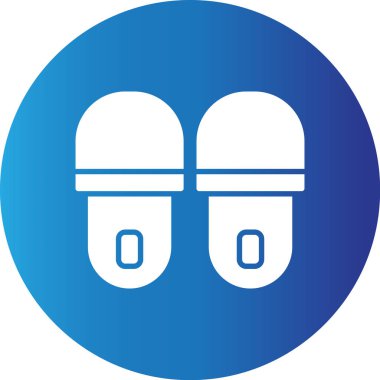 Terlikler Web Kullanımı için Basit Vektör Simgesi